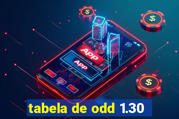 tabela de odd 1.30